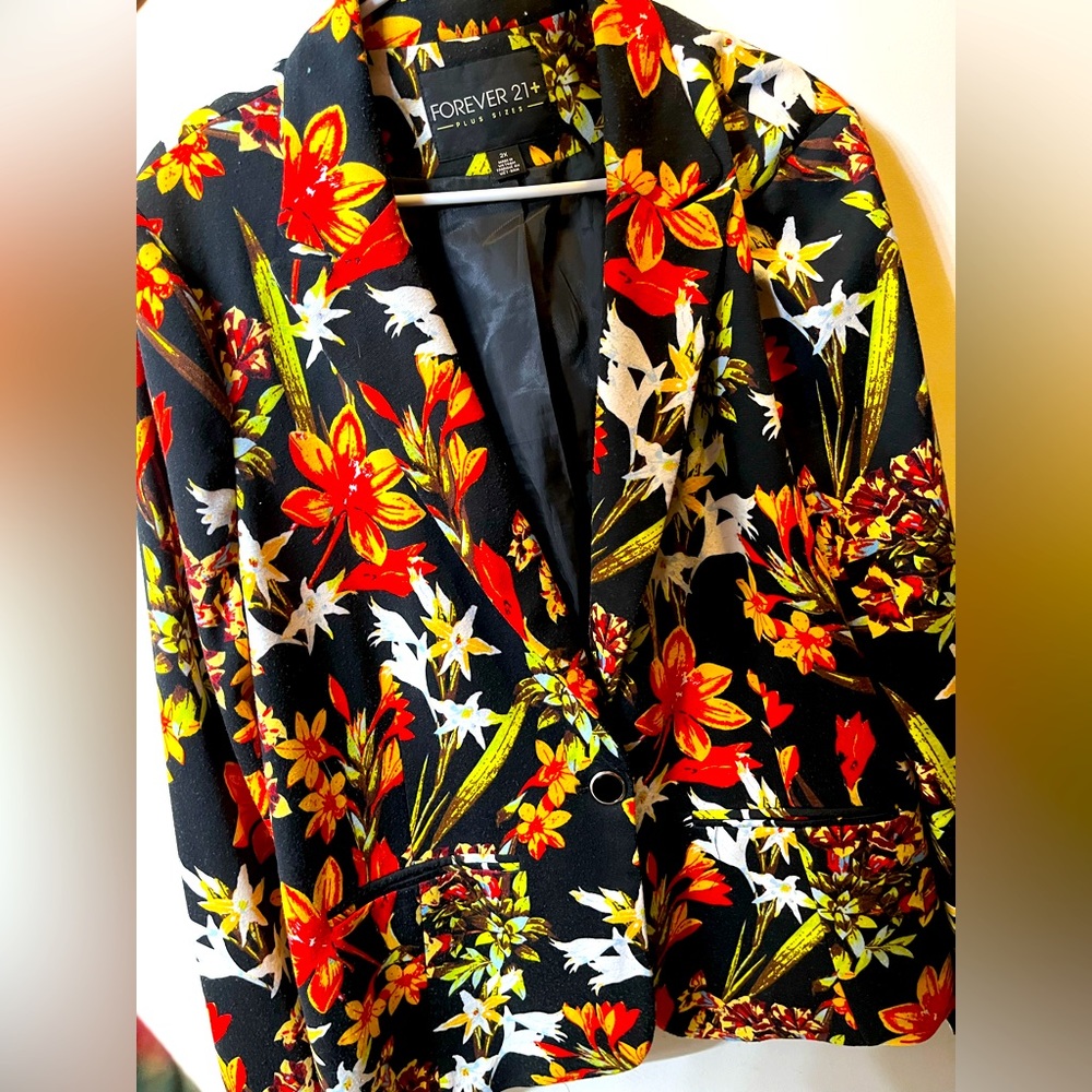 Floral Blazer